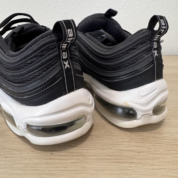 NIKE AIR MAX 97 Women's  BLACK-WHITE Size 7.5 [921826-001] 2018 - Picture 7 of 12